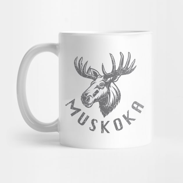 Muskoka - Moose (Dark Grey) by VelvetRoom